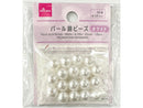 パール調ビーズ（ホワイト、１８個）１０ｍｍ