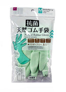 抗菌天然ゴム手袋（ライトグリーン、Ｍ）