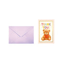 グリーティングカード（パーツ付、Ｔｈａｎｋ　Ｙｏｕ、くま）