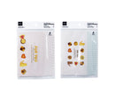 底マチジップバッグ（Ｗ１７ｃｍ×Ｈ１３ｃｍ×Ｄ８ｃｍ、４枚）