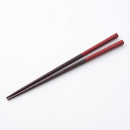 若狭塗箸　塗分　赤（食洗機対応）２１ｃｍ