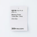 低反発トイレマット（グレー）