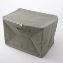 布製収納ＢＯＸ（蓋付、ＧＹ）