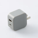 ＵＳＢ充電器（ＰＯＷＥＲ　ＤＥＬＩＶＥＲＹ２０Ｗ、ＴＹＰＥーＡ＋ＴＹＰＥーＣ、ＧＹ）