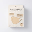 立体カラーマスク（２５枚、レギュラー、ＢＥ）