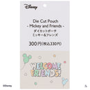 ダイカットポーチ、レトロ、Ｂ（ミッキー＆フレンズ）１