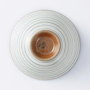 粉引駒筋　茶碗