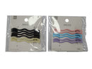 ダブルウエーブヘアクリップセット（３個）