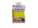 温度によって硬さが変化するスポンジ（ハード、ソフト）ピンク、パープル×１個入