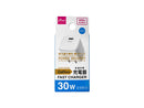 ＧａＮ　ＵＳＢ充電器（ＰＯＷＥＲ　ＤＥＬＩＶＥＲＹ３０Ｗ、ホワイト）