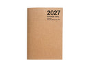 ２０２７年ダイアリー（Ｂ６変形、マンスリー、クラフト）