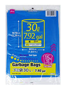 ゴミ袋（青、１５枚）