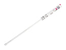 白い伸縮式つっぱり棒６５ｃｍ－１００ｃｍ、Φ１．０ｃｍ－Φ１．３ｃｍ
