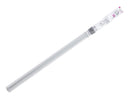白い伸縮式つっぱり棒１２０ｃｍ－１９０ｃｍ、Φ１．３ｃｍ－Φ１．６ｃｍ