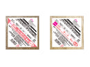 突板ＭＤＦ（ウォールナット、オーク、４枚、ＷＭー５）１００ｍｍ×１００ｍｍ×６ｍｍ