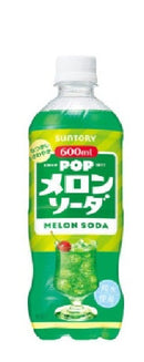 サントリー　ＰＯＰメロンソーダ　６００ｍｌ