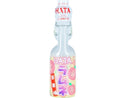 ハタ鉱泉　瓶ラムネ　白桃味　２００ｍｌ
