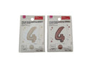 フィルムバルーン（Ｎｕｍｂｅｒ　４、マットカラー）