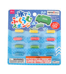 水でふくらむスポンジ（のりもの、１２個）