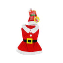 クリスマス　ワイン用サンタ服ワンピース