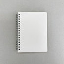Ａ６ＷリングＰＰカバーノート８０枚シンプルデザイン